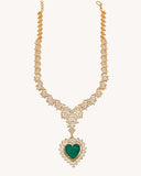 Colour stone Statement Necklace in 18KT gold | 46.14ct | CDNS0351