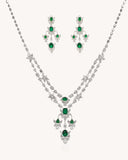 Colour stone Statement Necklace in 18KT gold | 55.86ct | CDNST-863