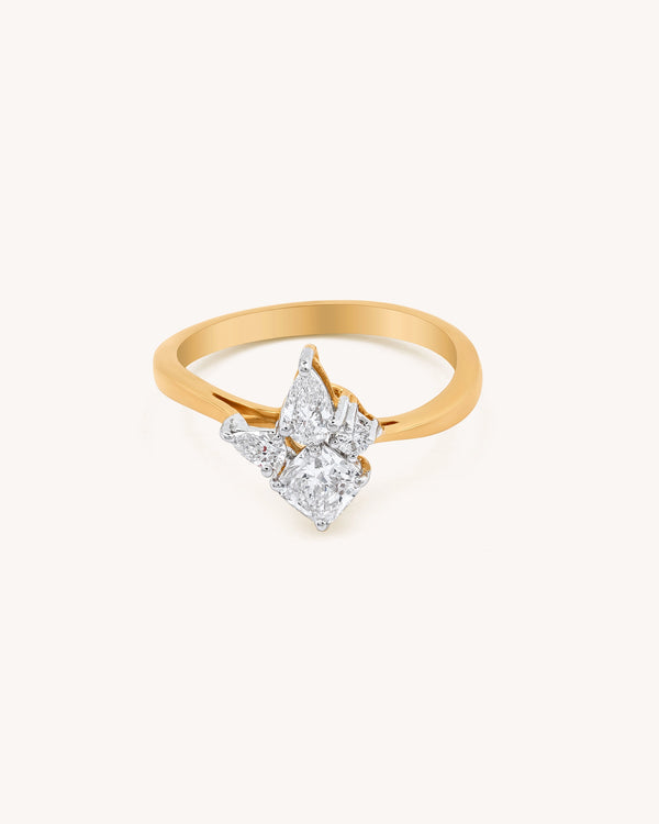DIAMOND RING - 18KT - CDR-257