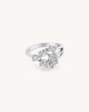 Solitaire Floral Ring | 6ct | CDR-507-1
