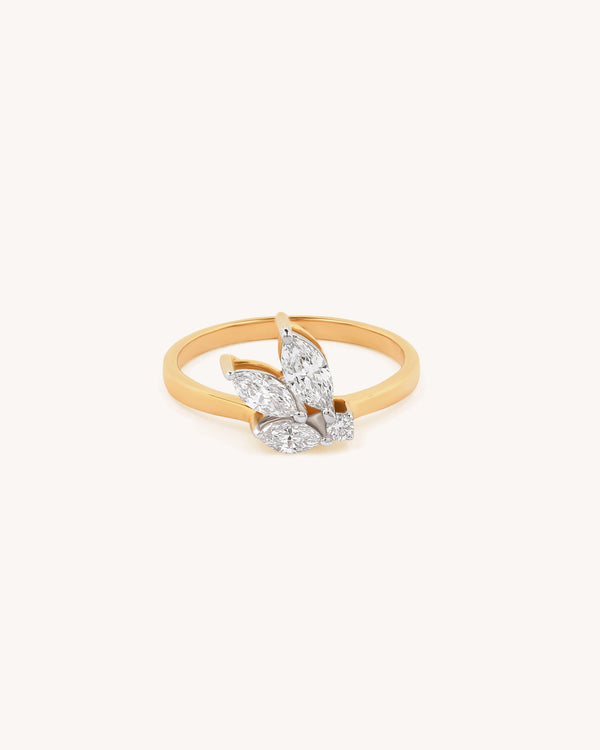 Solitaire Floral Ring | 6ct | CDR-71-1