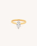 Solitaire Ring in 18KT gold | 3.1ct | CDR0455