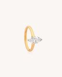 Solitaire Ring in 18KT gold | 3.1ct | CDR0455