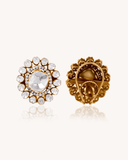 Faye Polki Stud Earrings | 4.77ct | CJH-1377