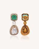Opal Polki Jhumka Earrings | 3.66ct | CJH-1411