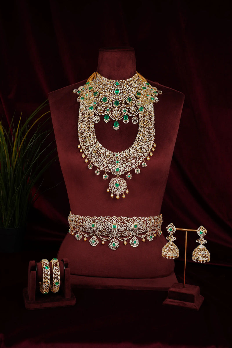 The Emerald Garland Bridal Set
